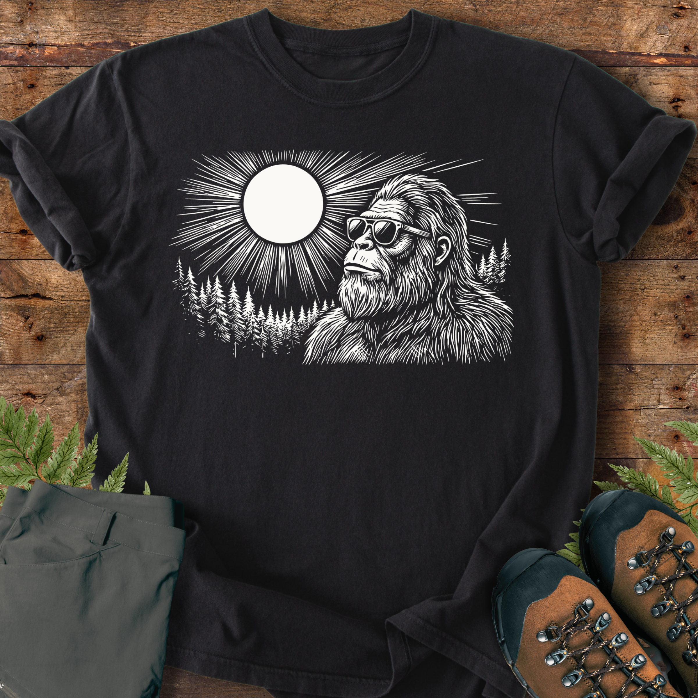 Sungazing Sasquatch T-Shirt