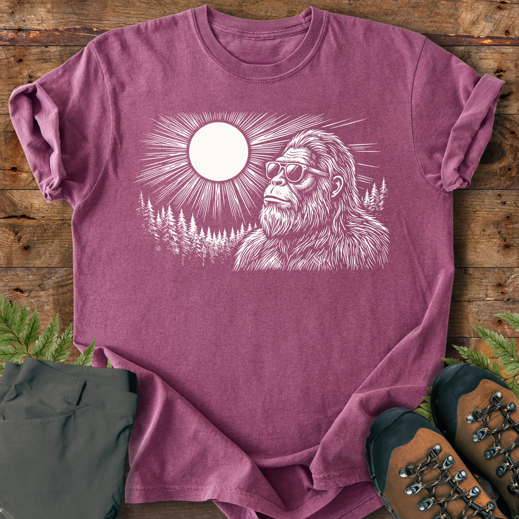 Sungazing Sasquatch T-Shirt