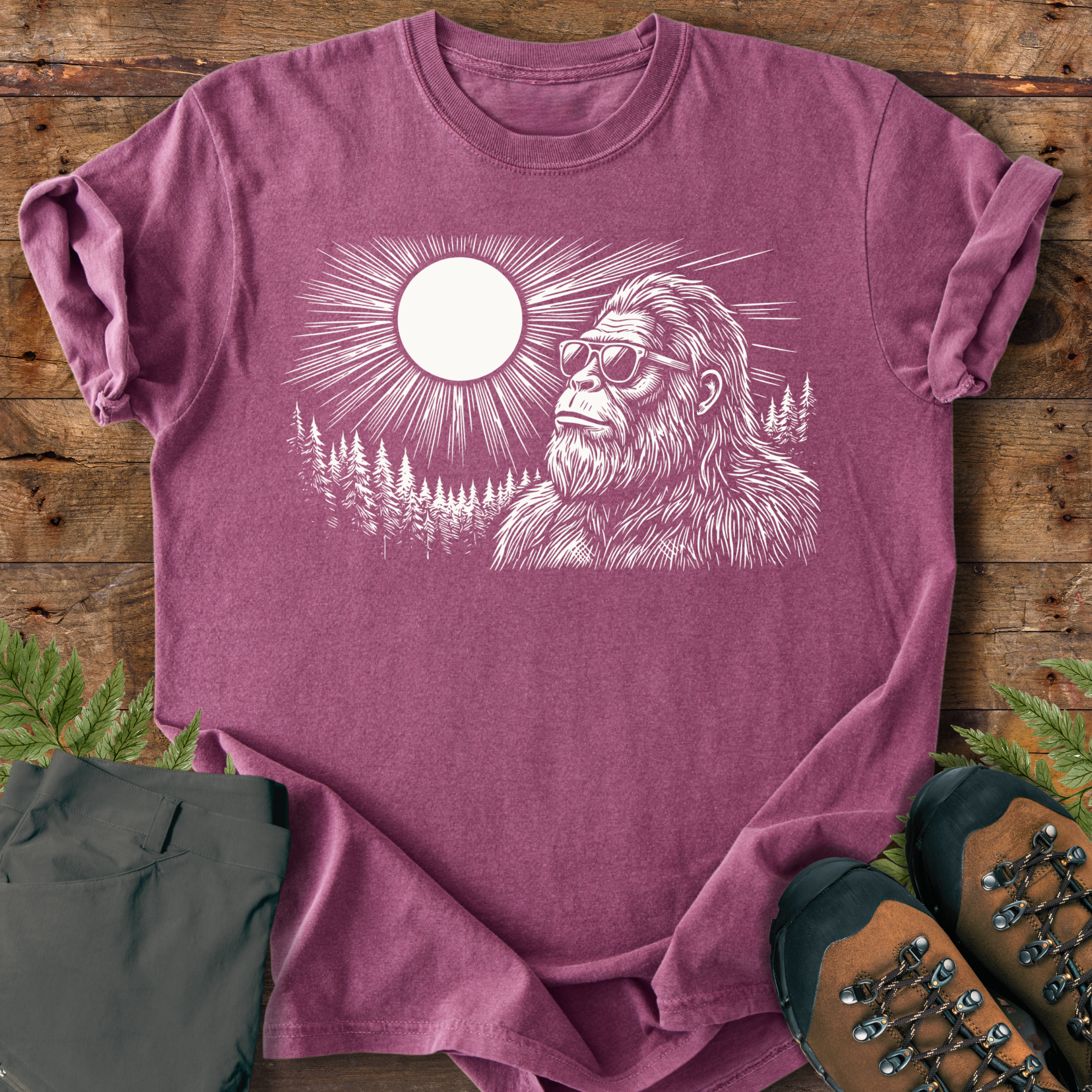 Sungazing Sasquatch T-Shirt