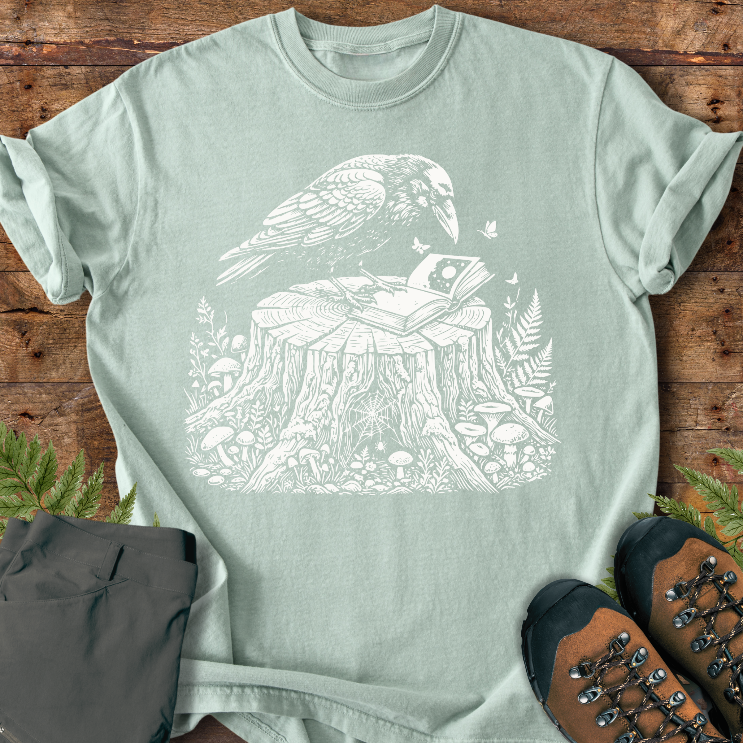 Raven & Book T-shirt