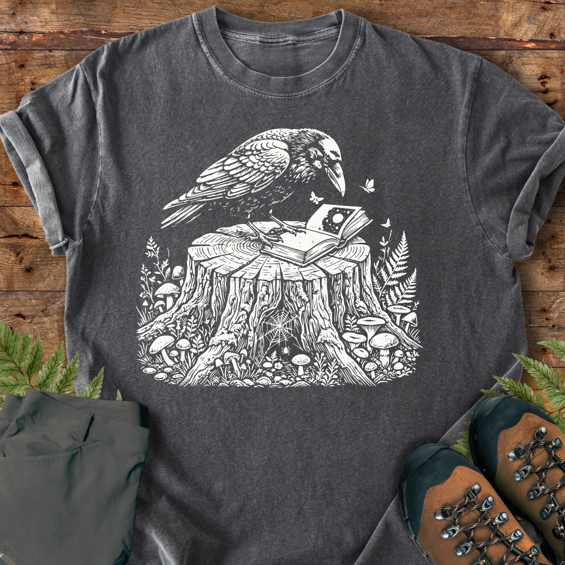 Raven & Book T-shirt