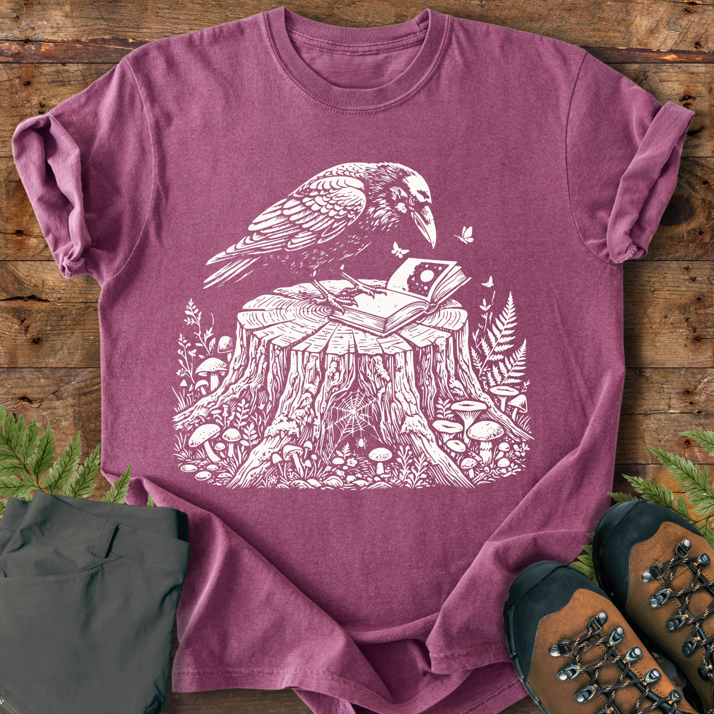 Raven & Book T-shirt
