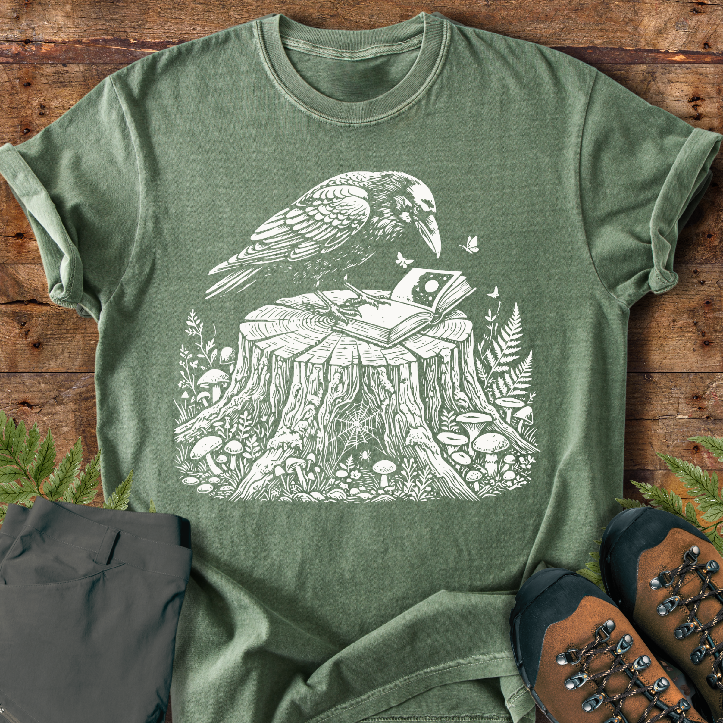 Raven & Book T-shirt