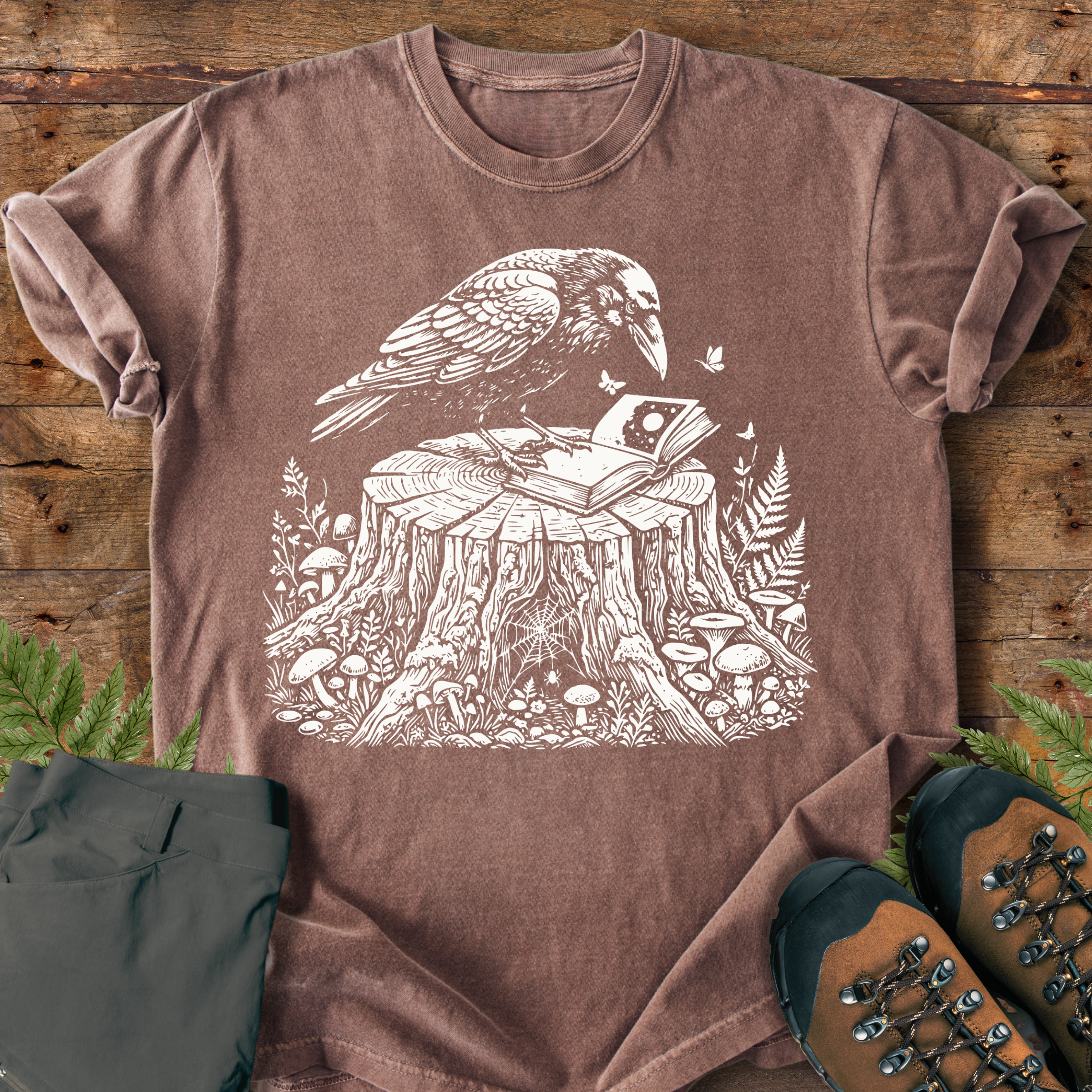 Raven & Book T-shirt