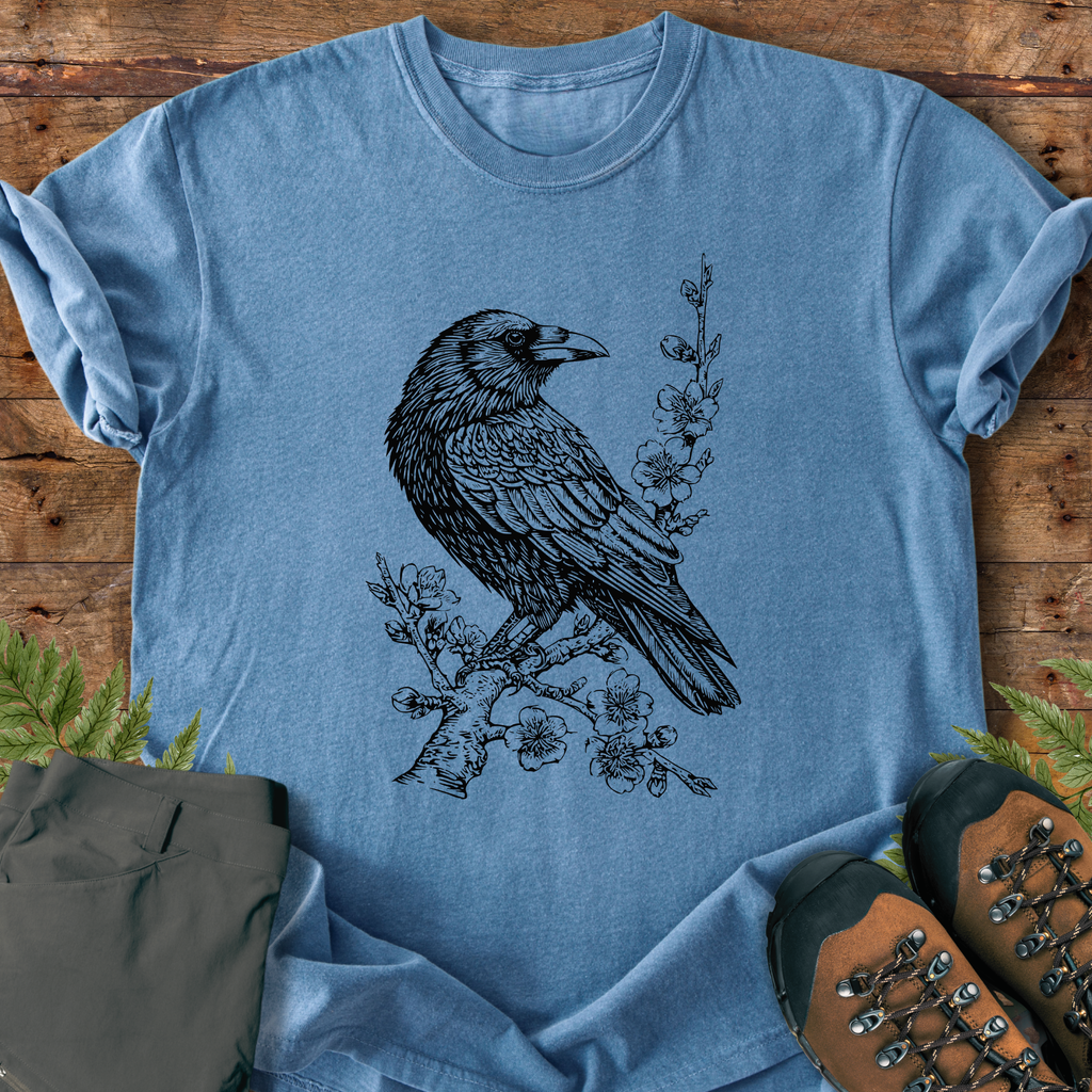 Raven Sakura Branch T-Shirt