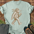 Hippie Bigfoot Dandelion T-Shirt