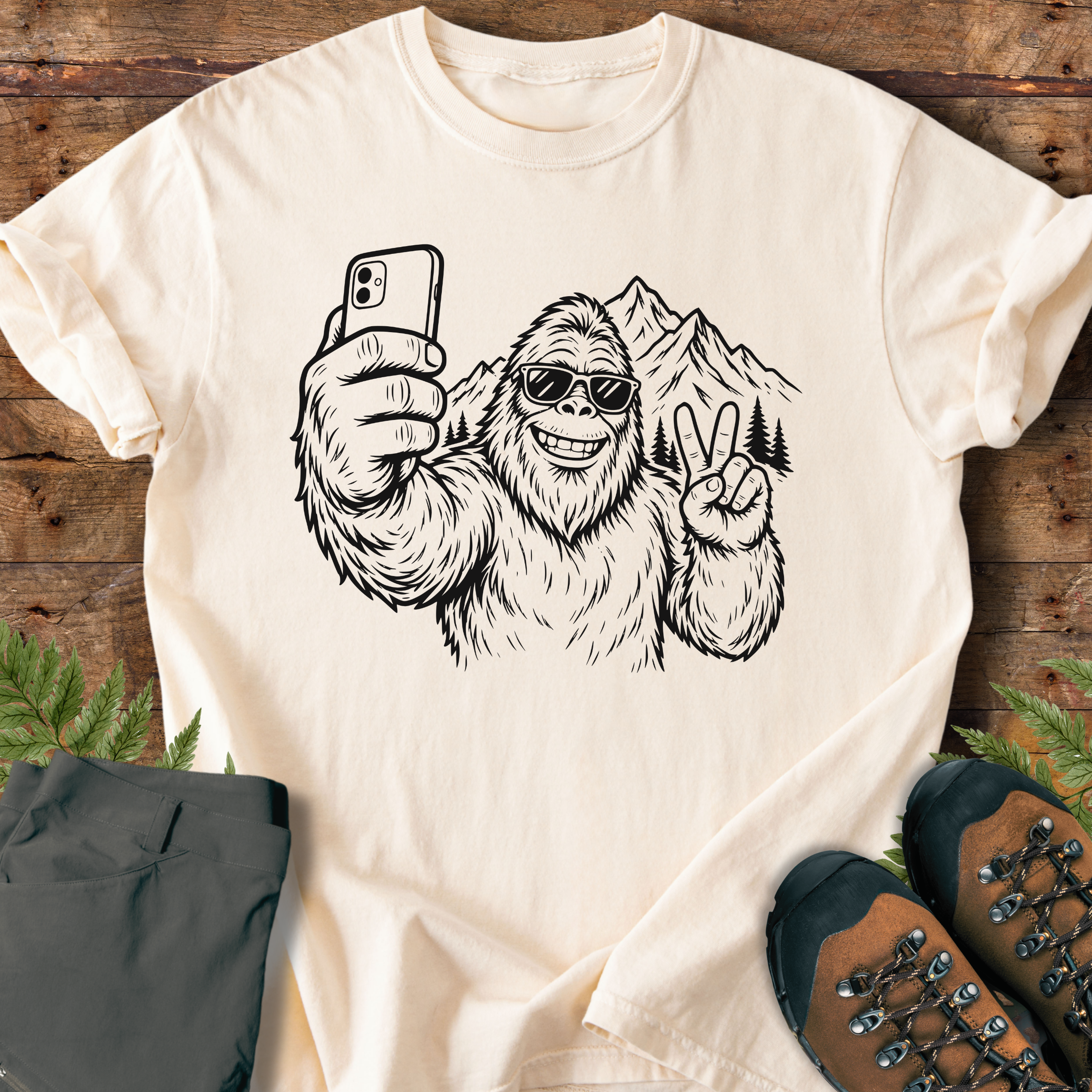 Sasquatch Selfie T-Shirt