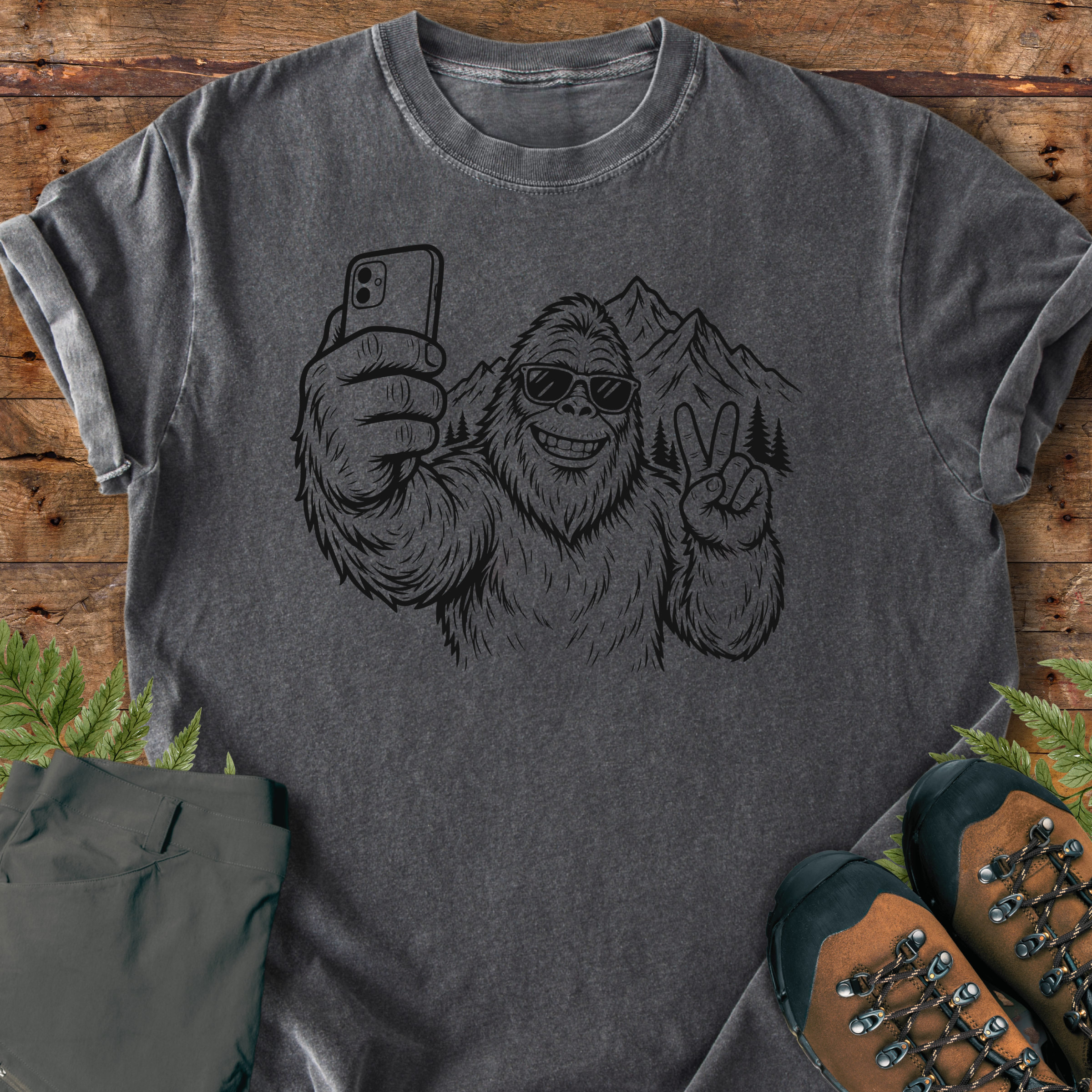 Sasquatch Selfie T-Shirt