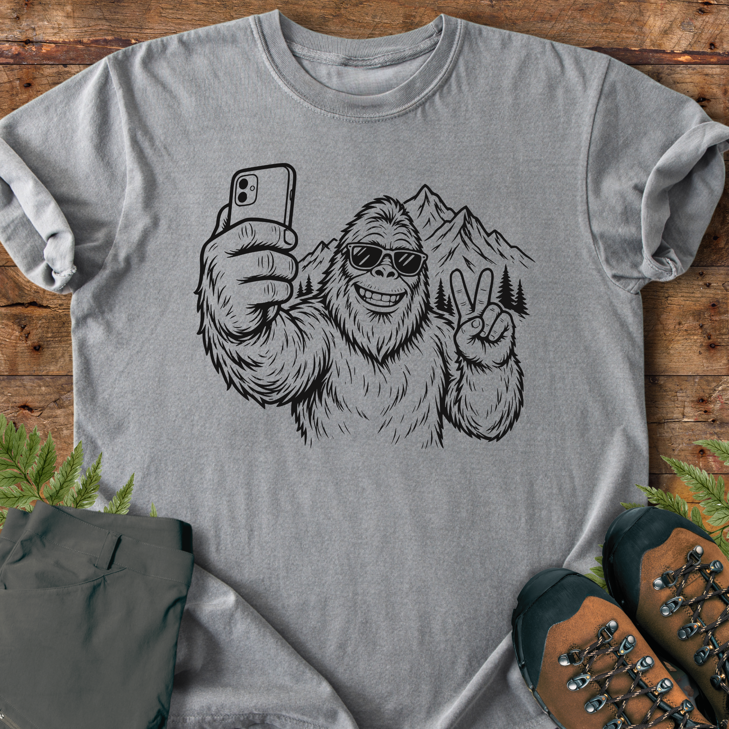 Sasquatch Selfie T-Shirt