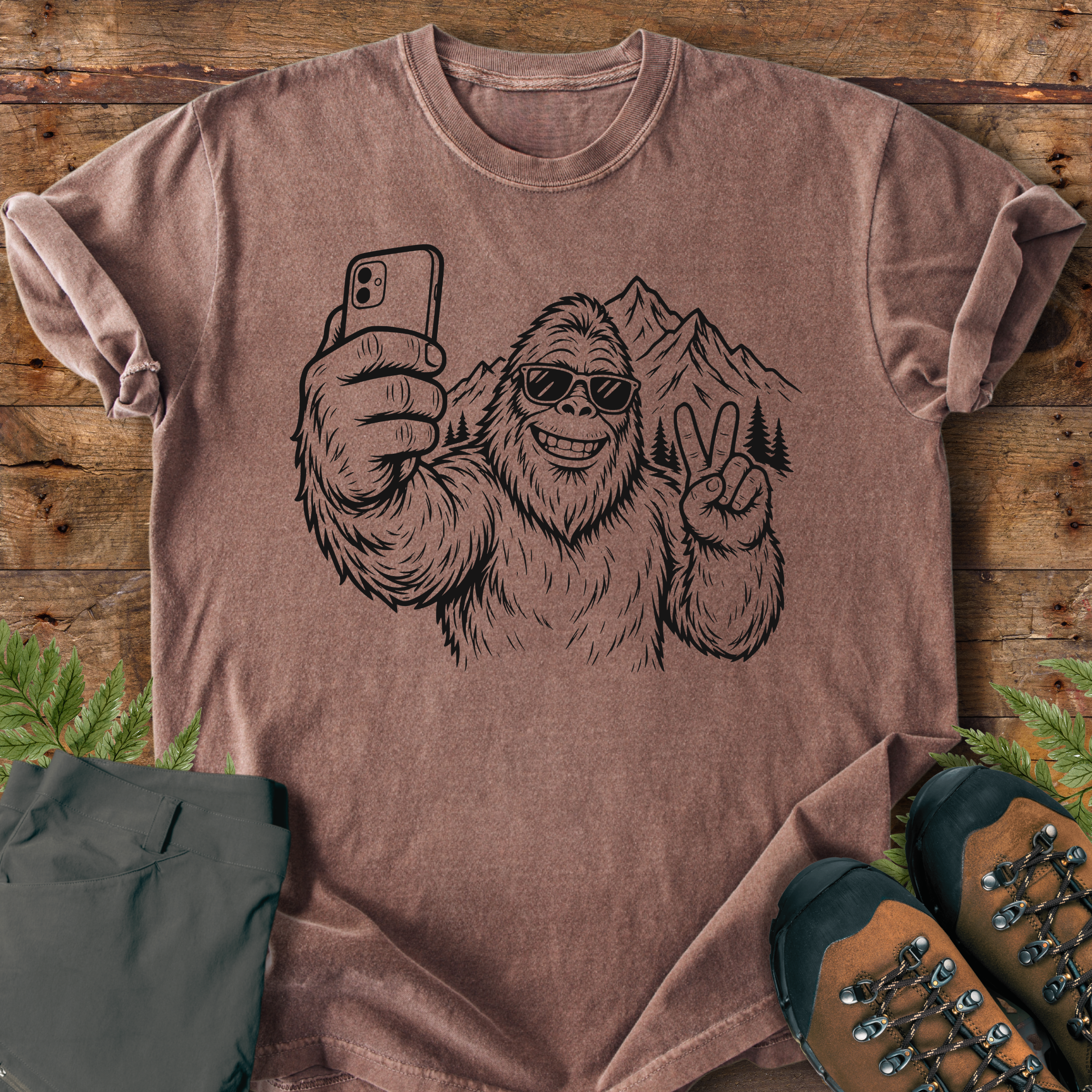 Sasquatch Selfie T-Shirt