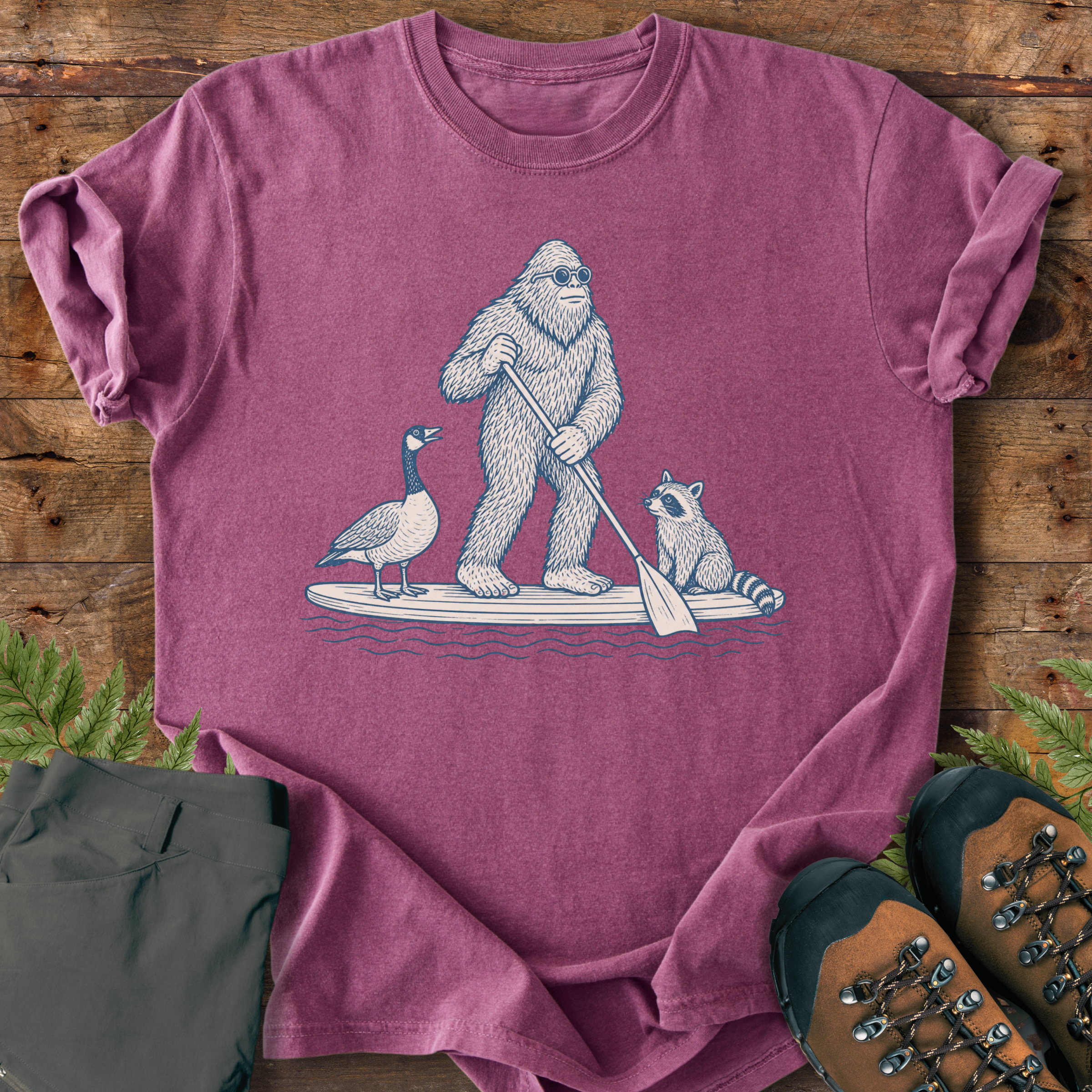 Bigfoot Paddleboard T-Shirt