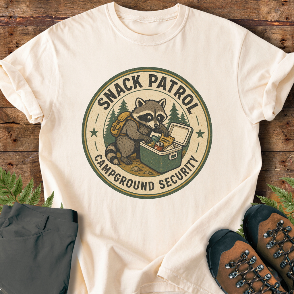 Snack Patrol Raccoon T-Shirt