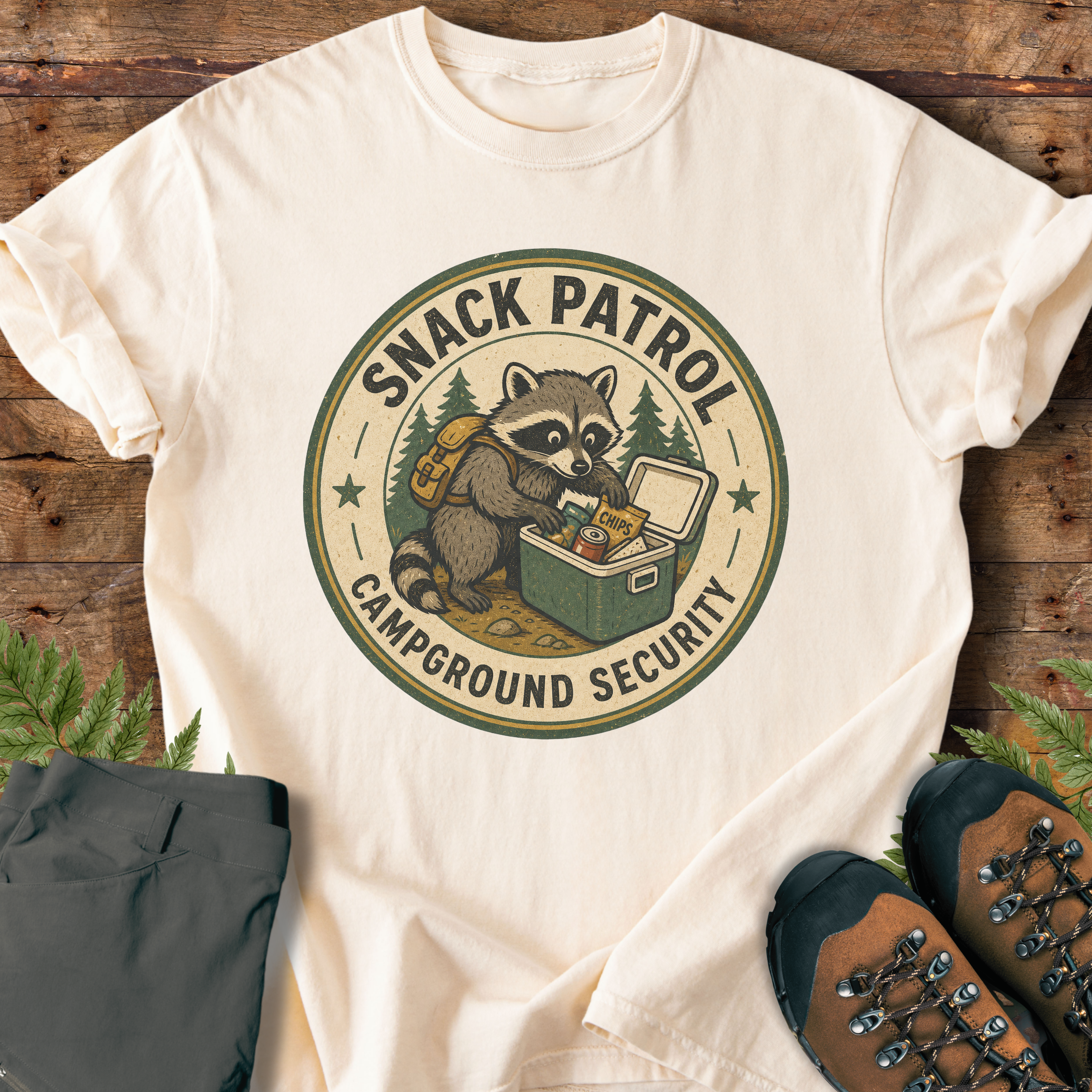 Snack Patrol Raccoon T-Shirt