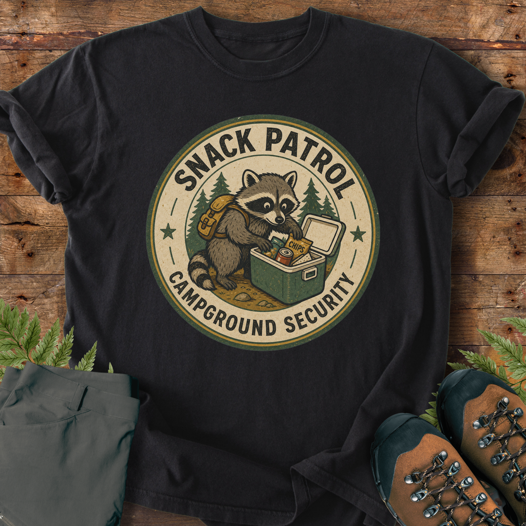Snack Patrol Raccoon T-Shirt