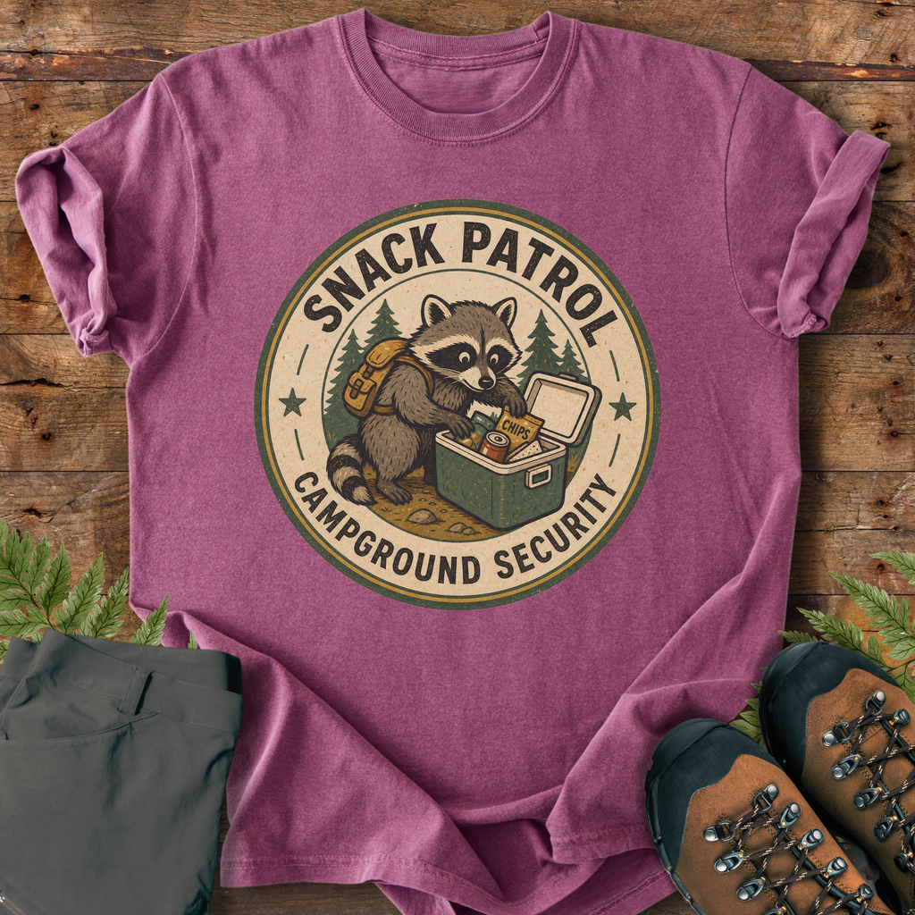 Snack Patrol Raccoon T-Shirt