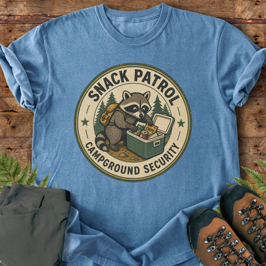 Snack Patrol Raccoon T-Shirt