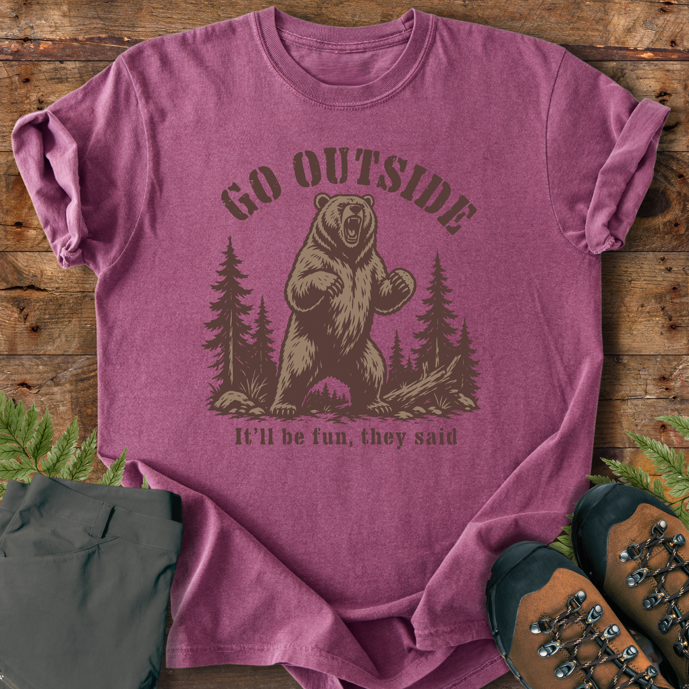 Go Outside Bears T-Shirt