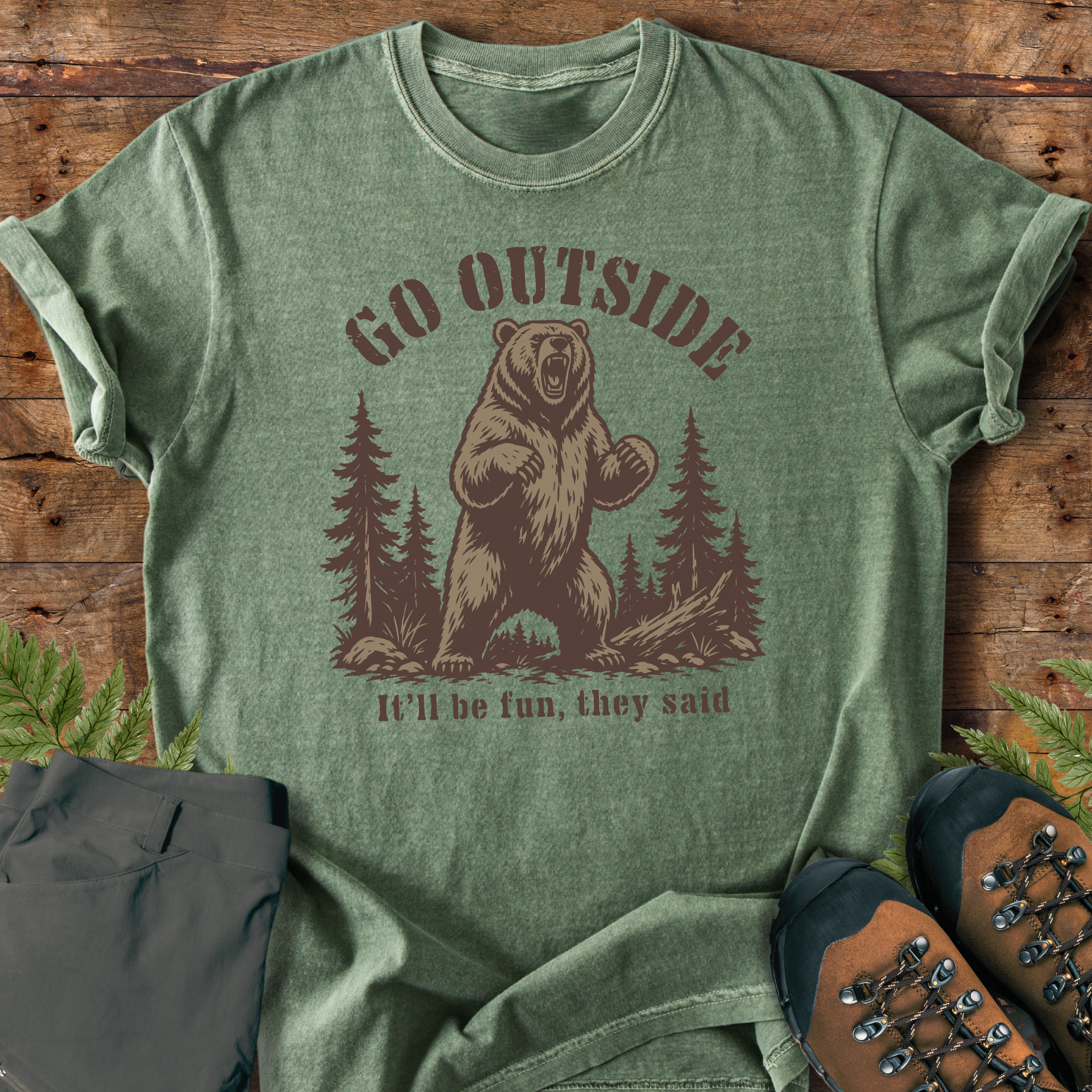 Go Outside Bears T-Shirt