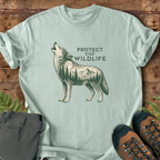 Howling Wolf Protect Wildlife T-Shirt