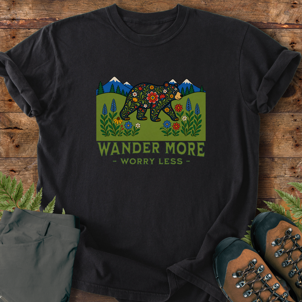 Wander More Bear T-Shirt