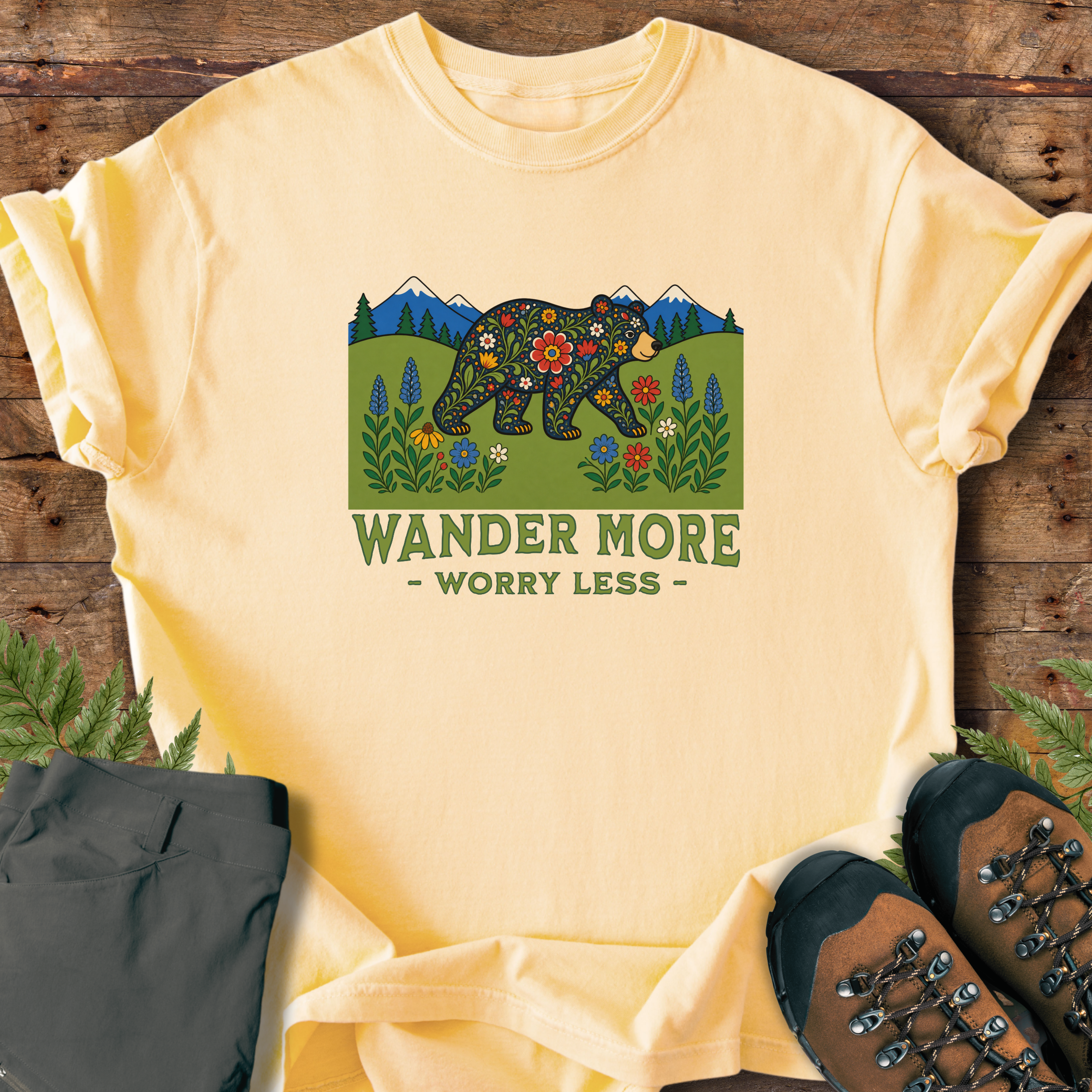 Wander More Bear T-Shirt