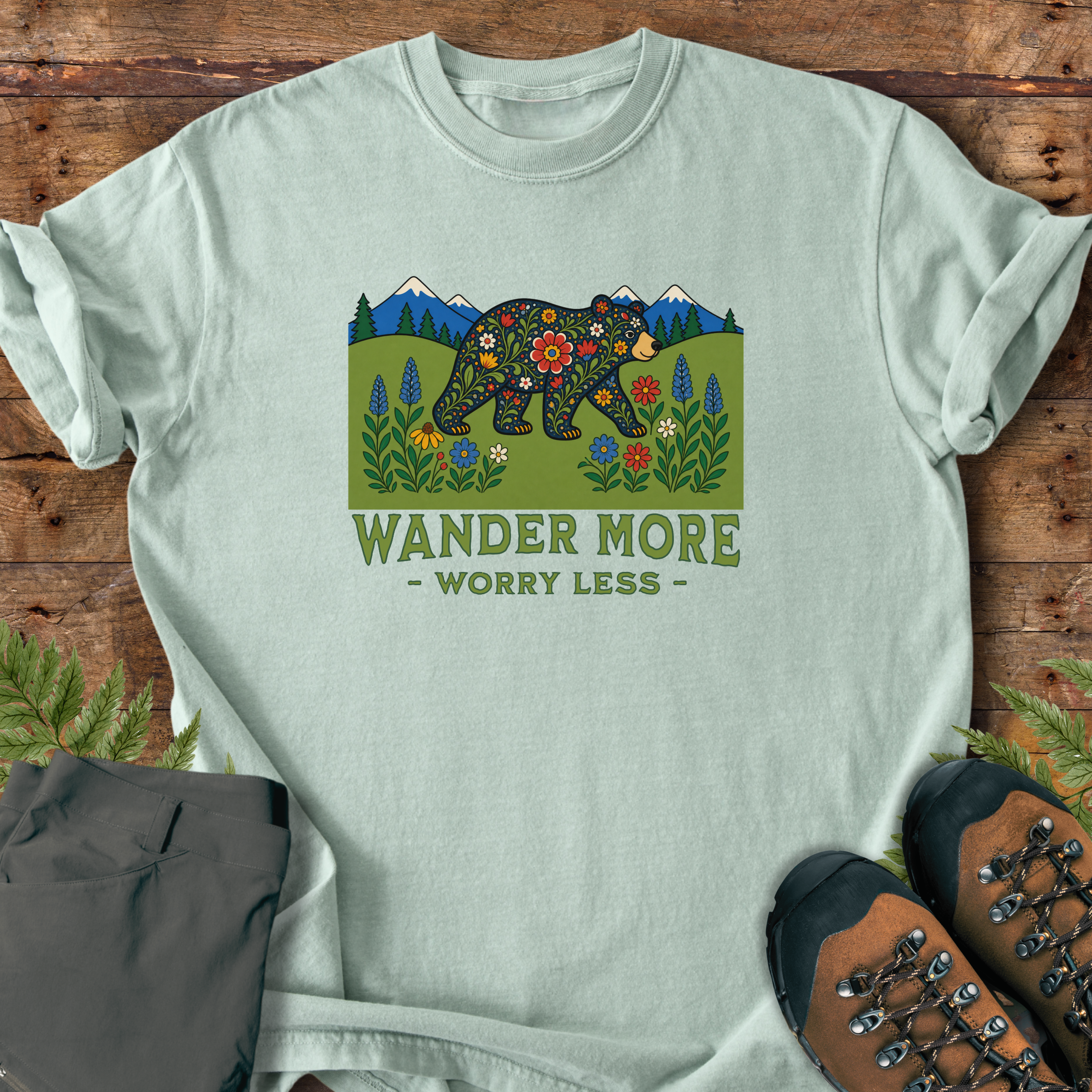 Wander More Bear T-Shirt