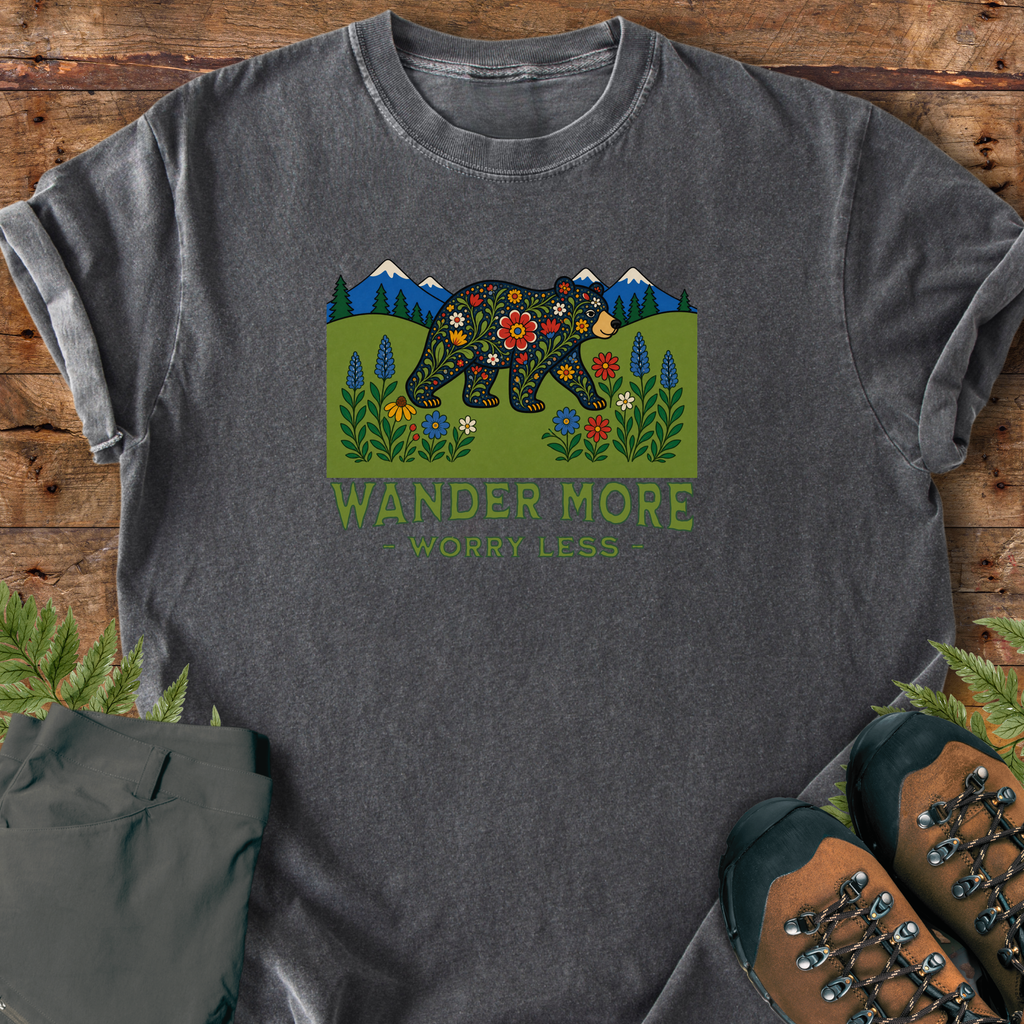 Wander More Bear T-Shirt