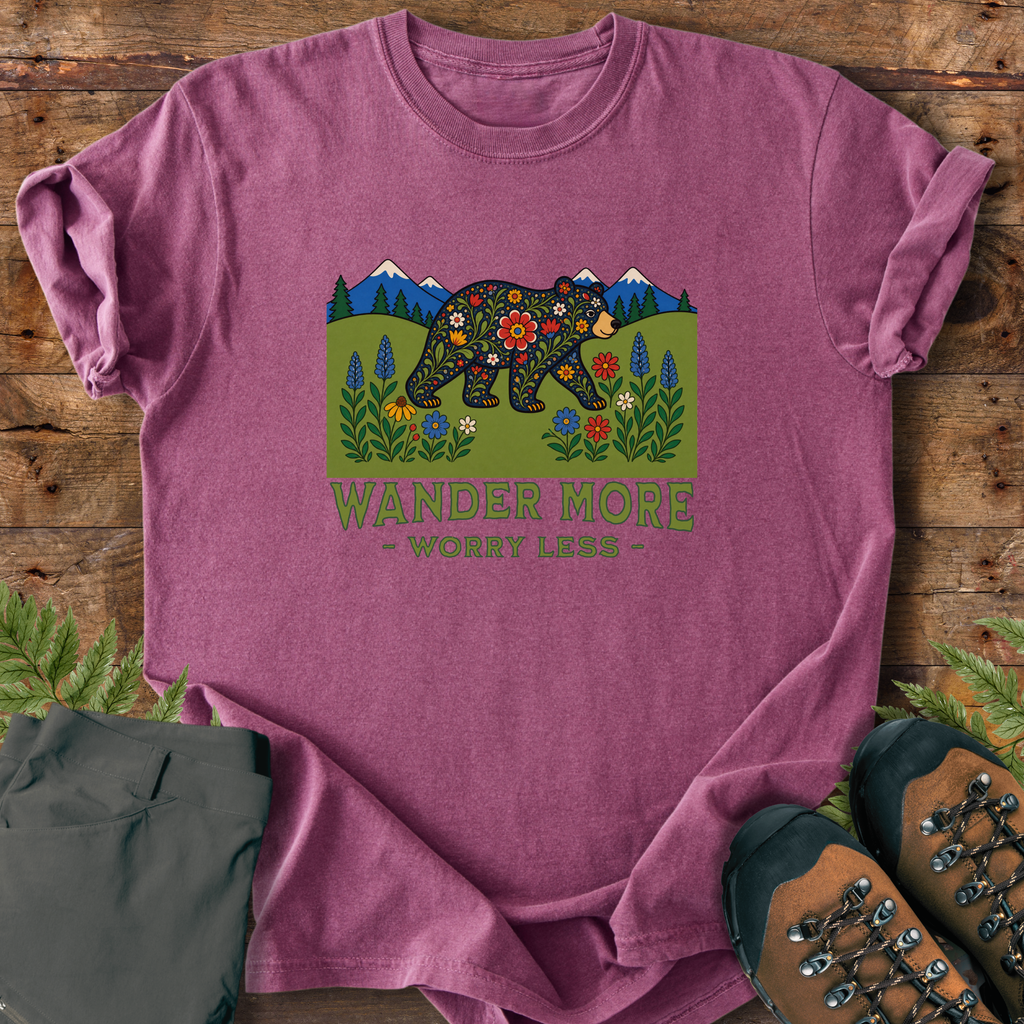 Wander More Bear T-Shirt