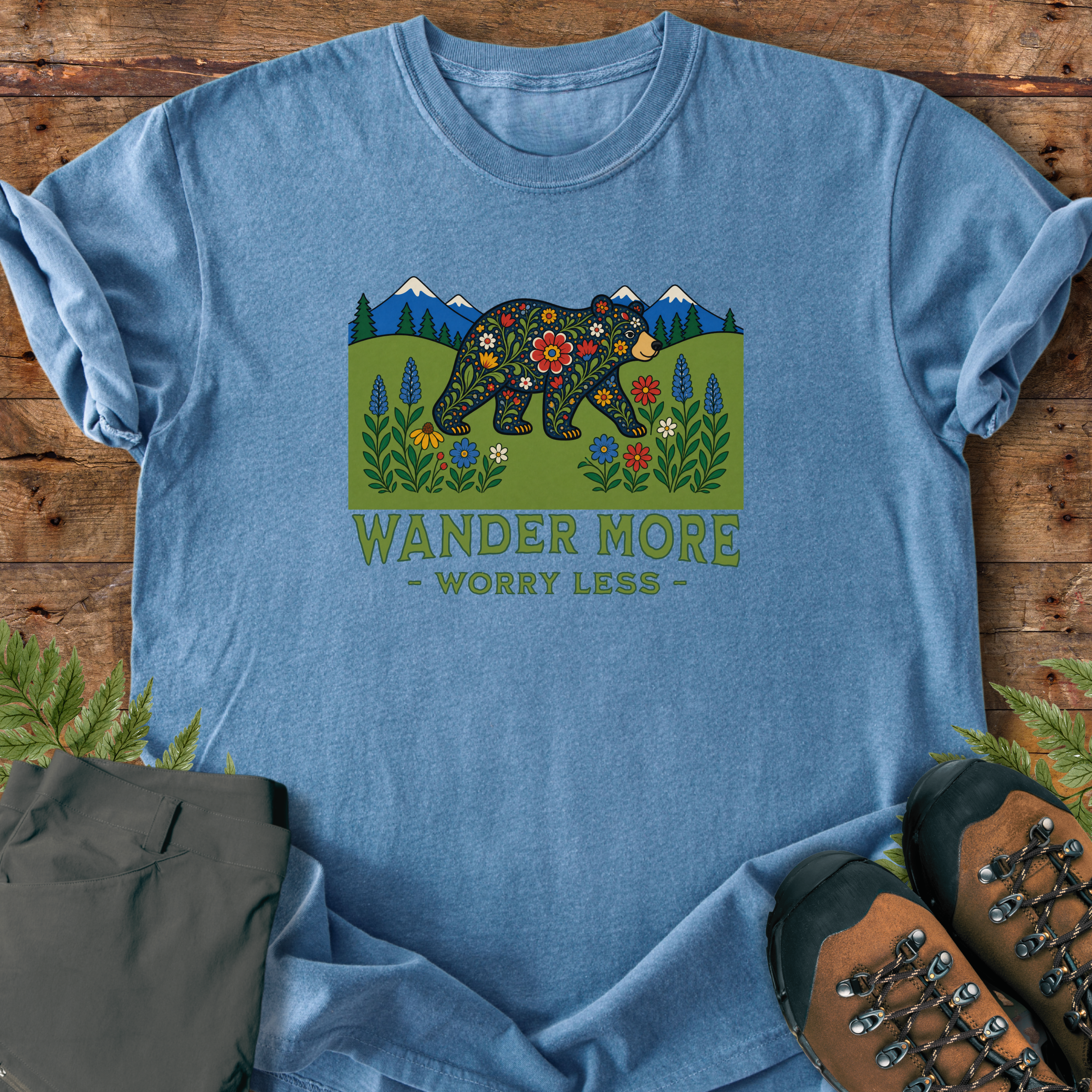 Wander More Bear T-Shirt