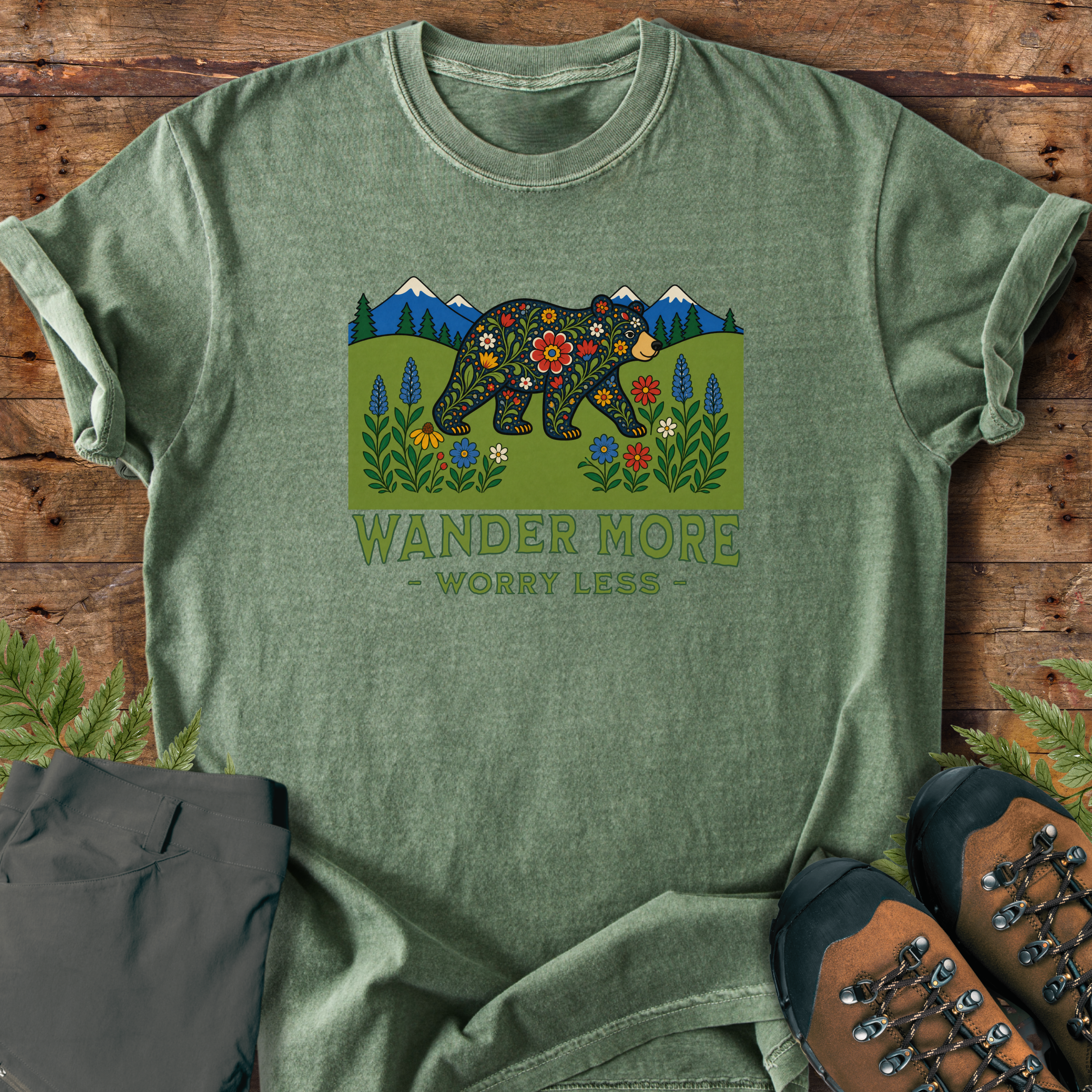 Wander More Bear T-Shirt