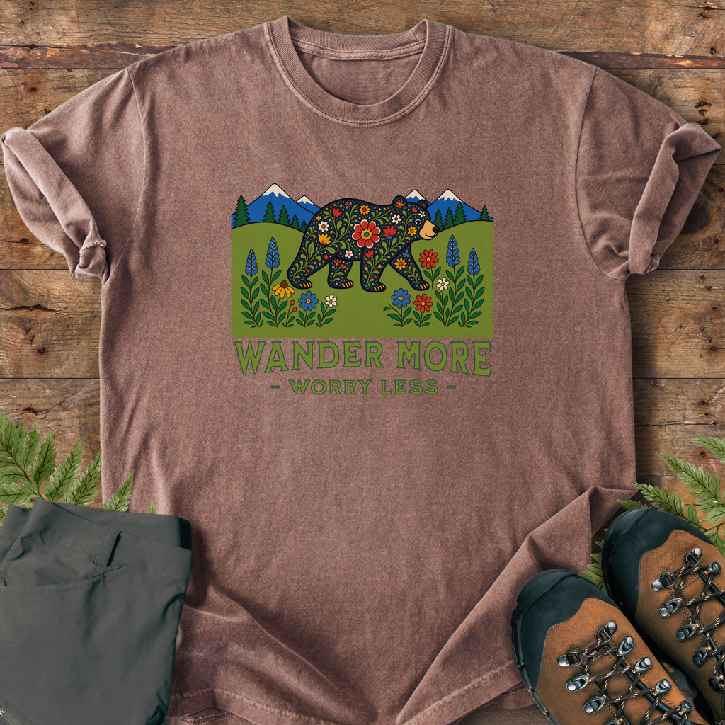 Wander More Bear T-Shirt