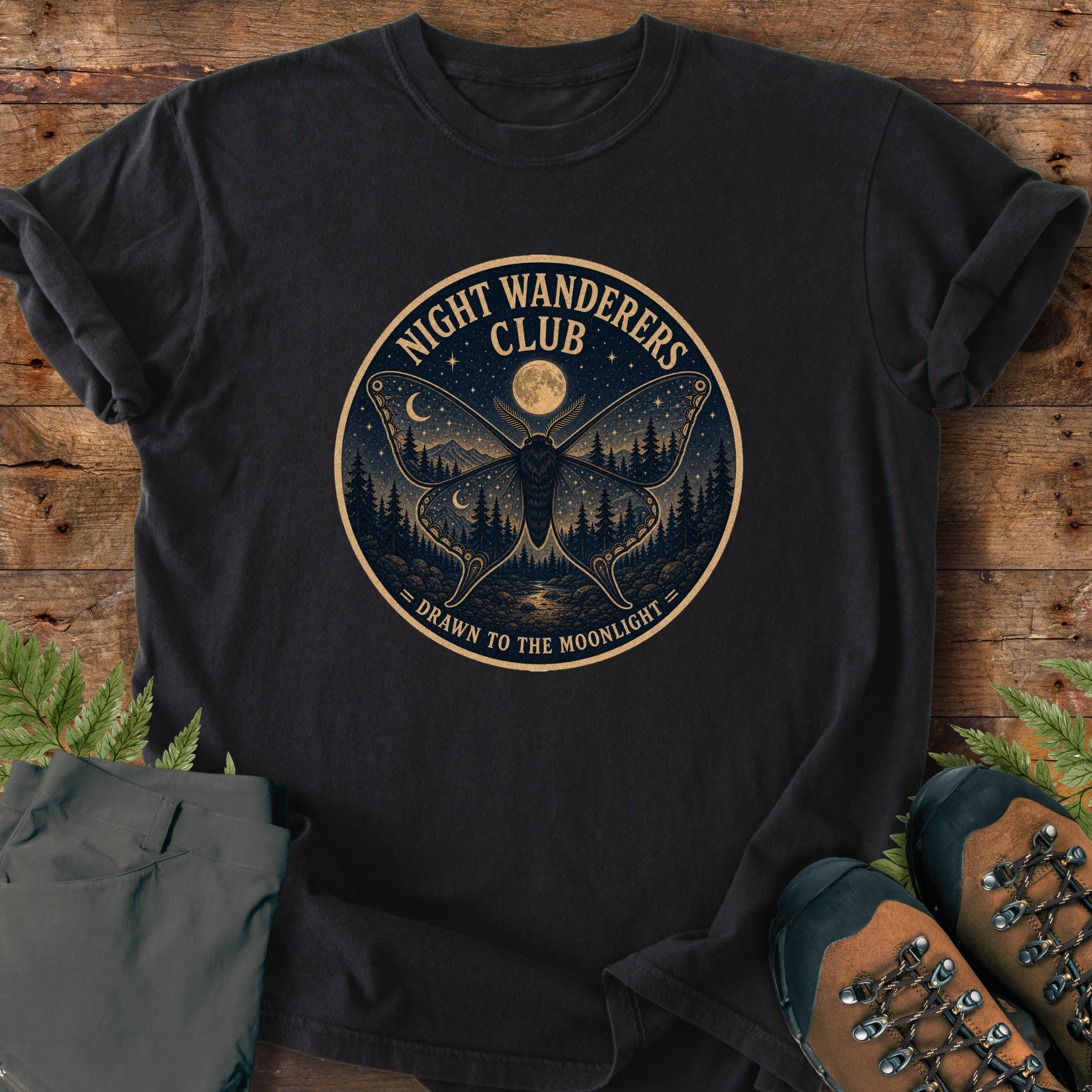 Moonlight Moth Club T-Shirt