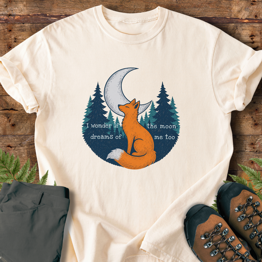 Fox Moon Dreaming T-Shirt