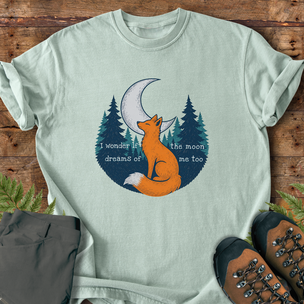 Fox Moon Dreaming T-Shirt