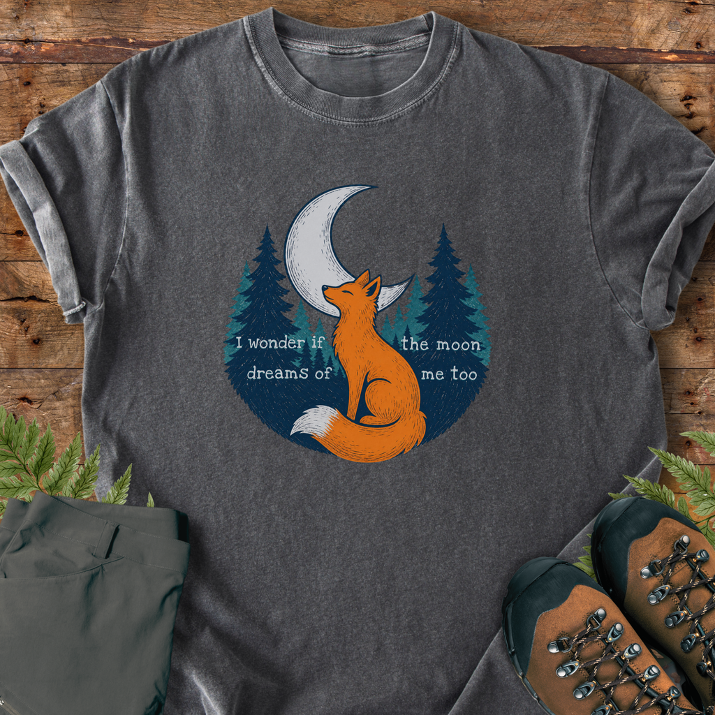 Fox Moon Dreaming T-Shirt