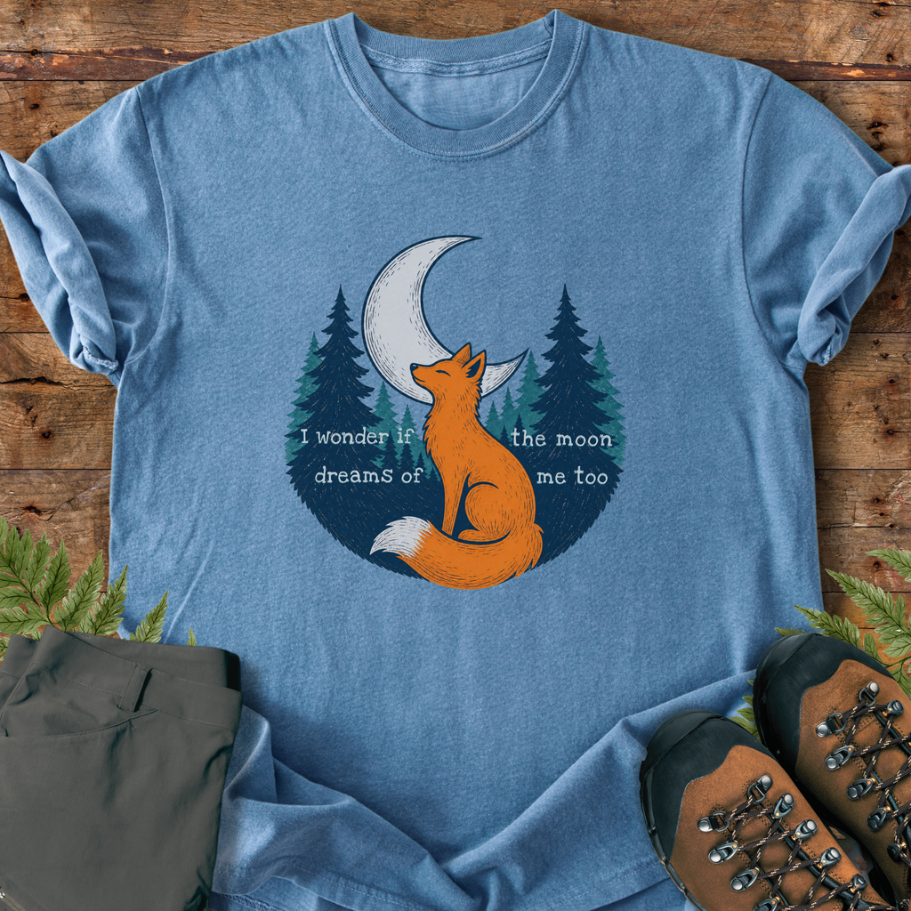 Fox Moon Dreaming T-Shirt