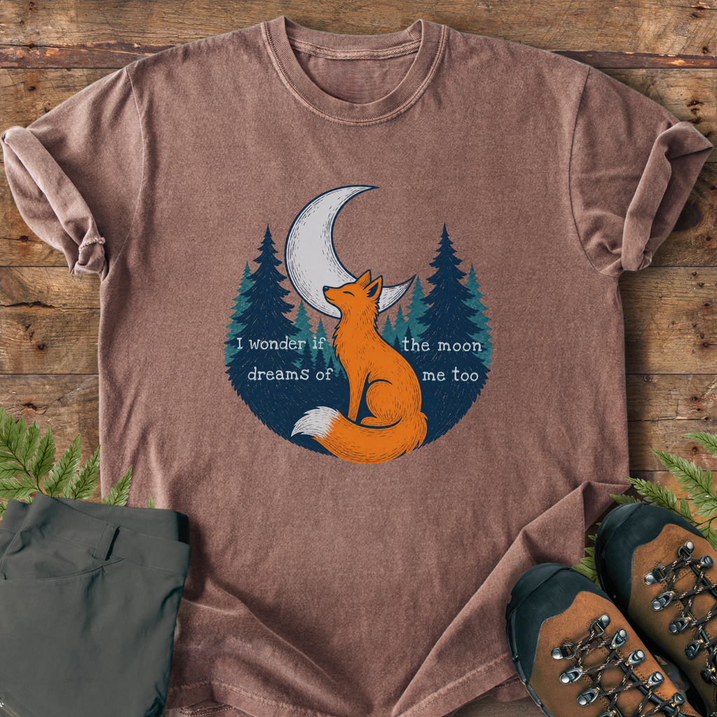 Fox Moon Dreaming T-Shirt