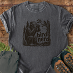 Bigfoot Bird Nerd T-Shirt