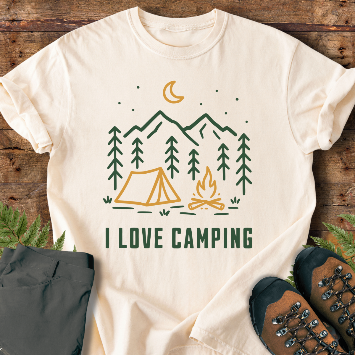 I Love Camping T-Shirt