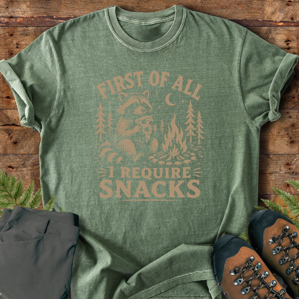 I Require Snacks T-Shirt