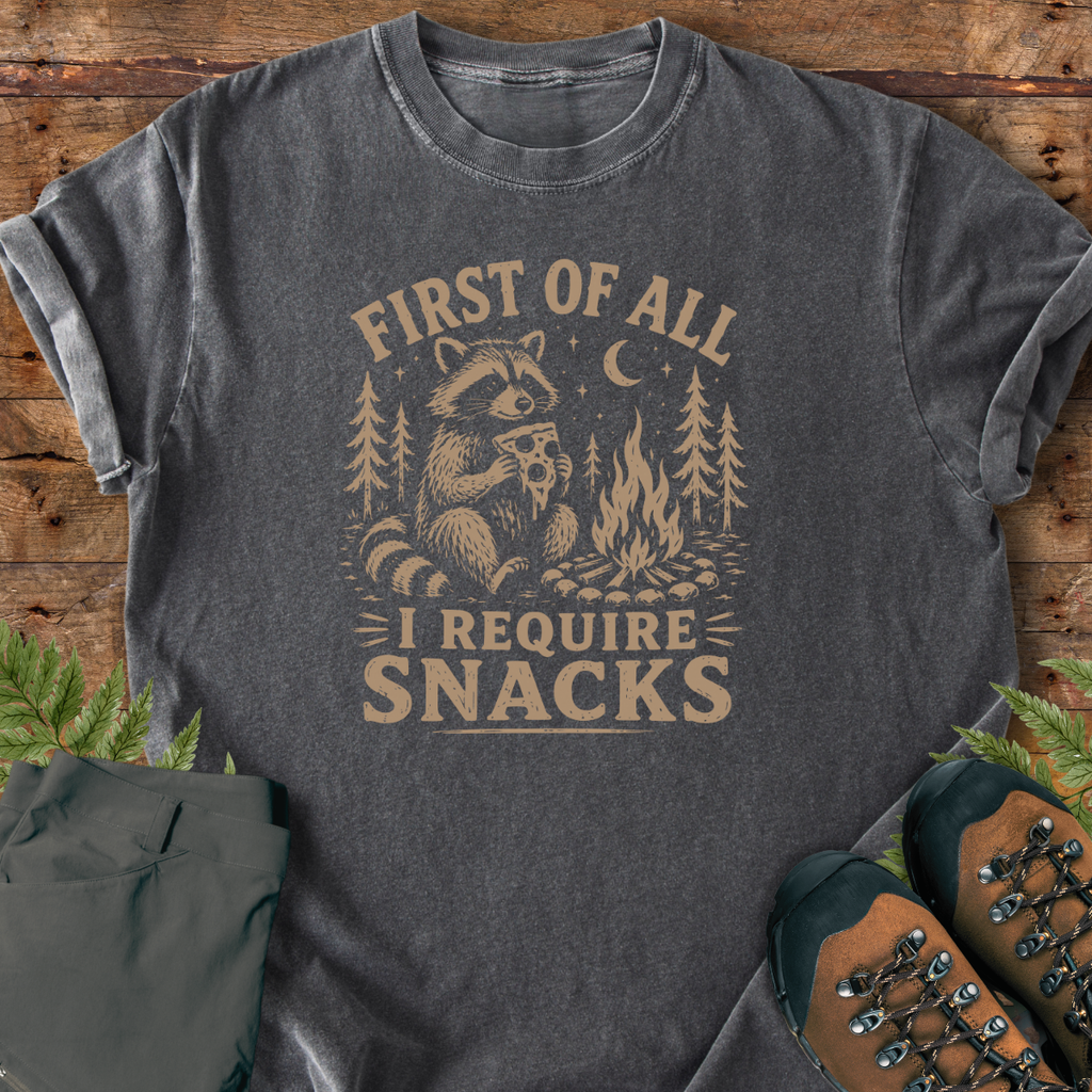 I Require Snacks T-Shirt