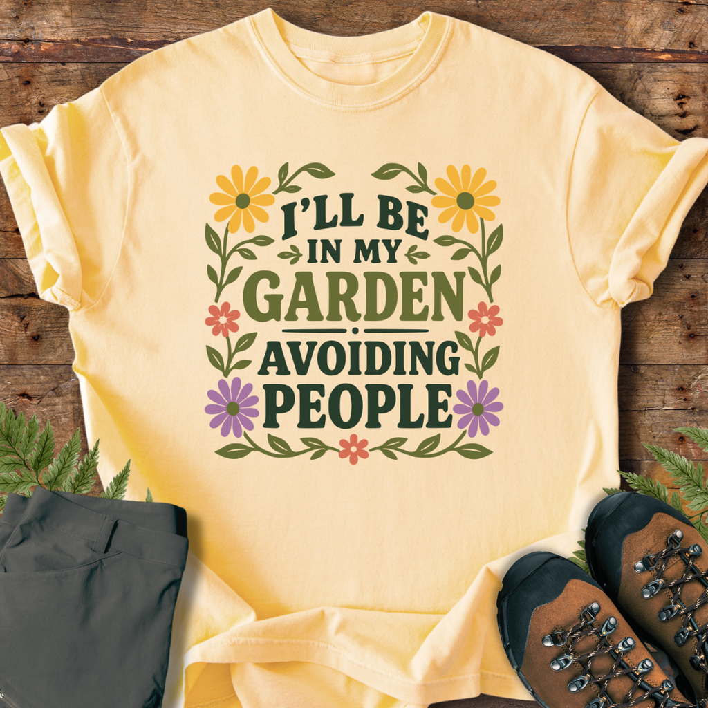 Garden Avoiding People T-Shirt
