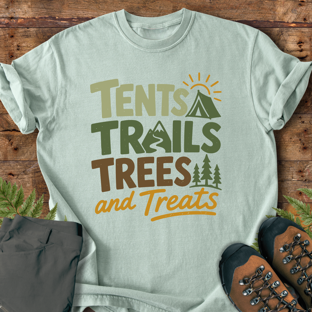 Tents Trails Treats T-Shirt