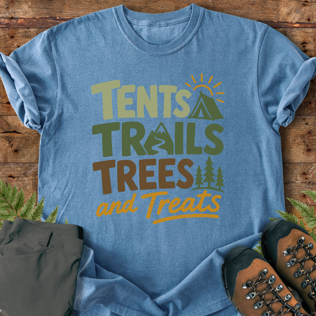 Tents Trails Treats T-Shirt