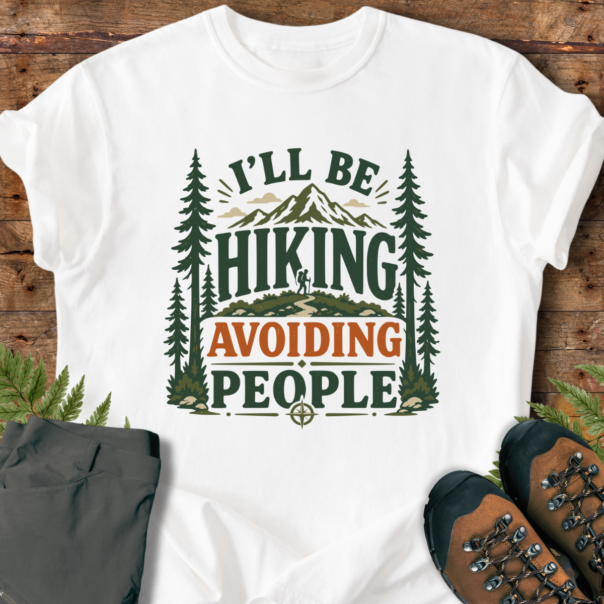 Hiking Avoiding People T-Shirt