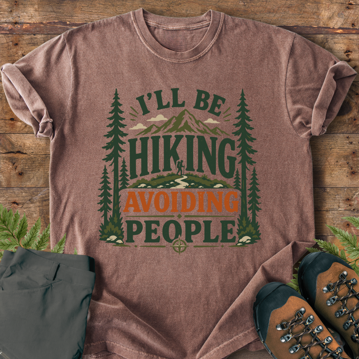 Hiking Avoiding People T-Shirt
