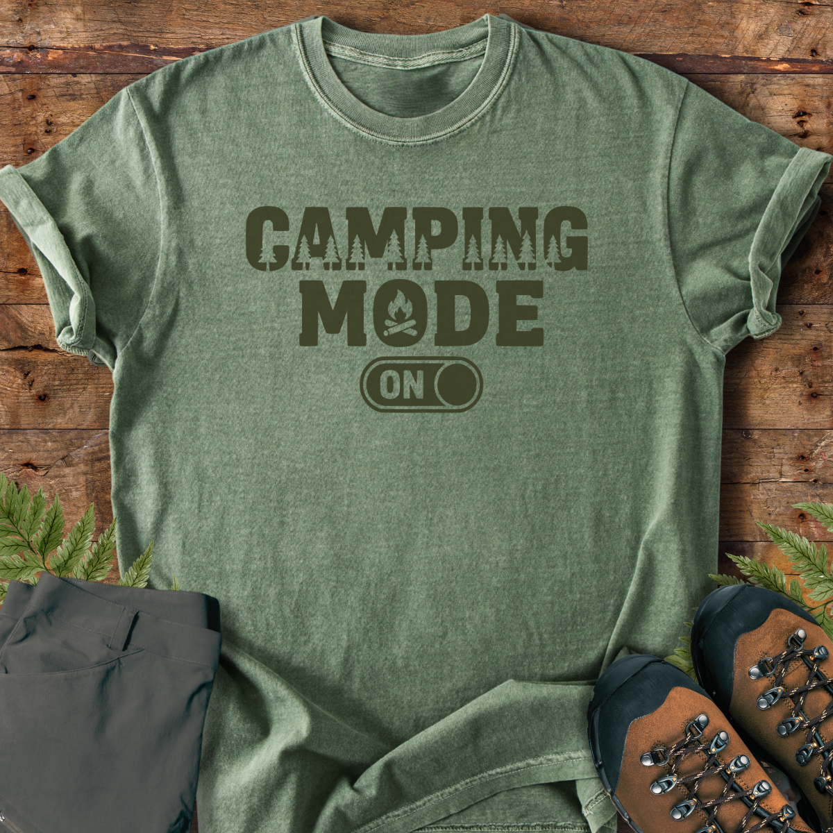 Camp Mode On T-Shirt
