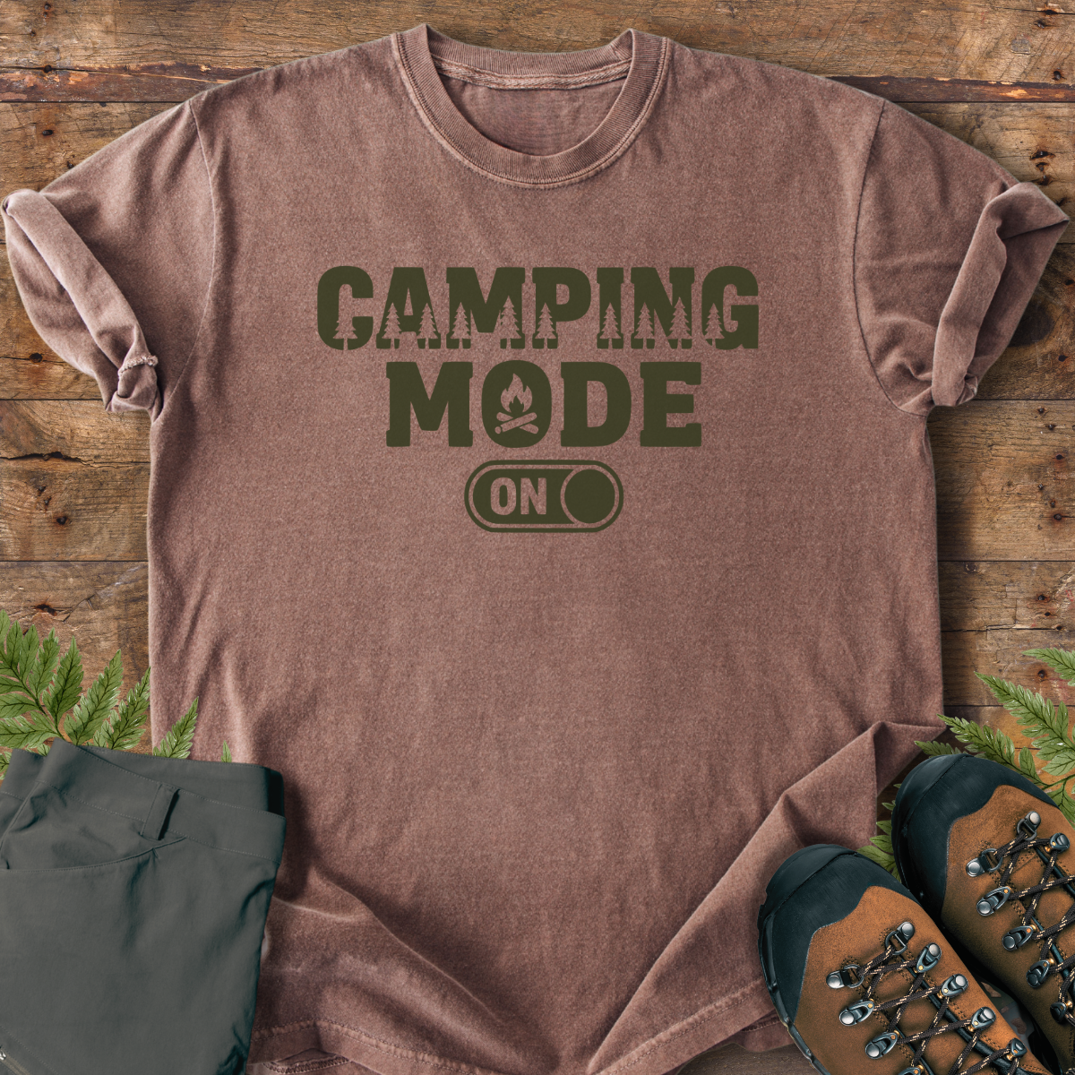 Camp Mode On T-Shirt