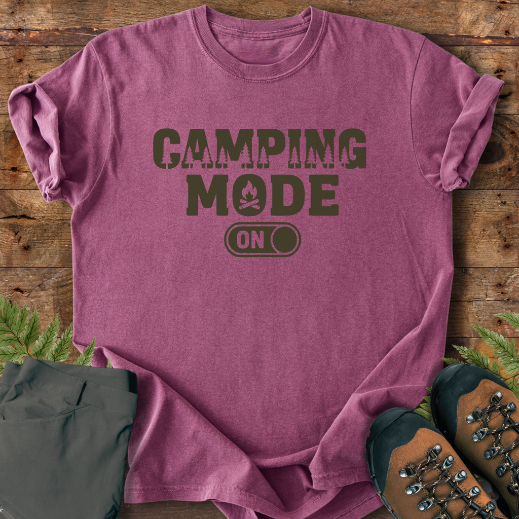 Camp Mode On T-Shirt